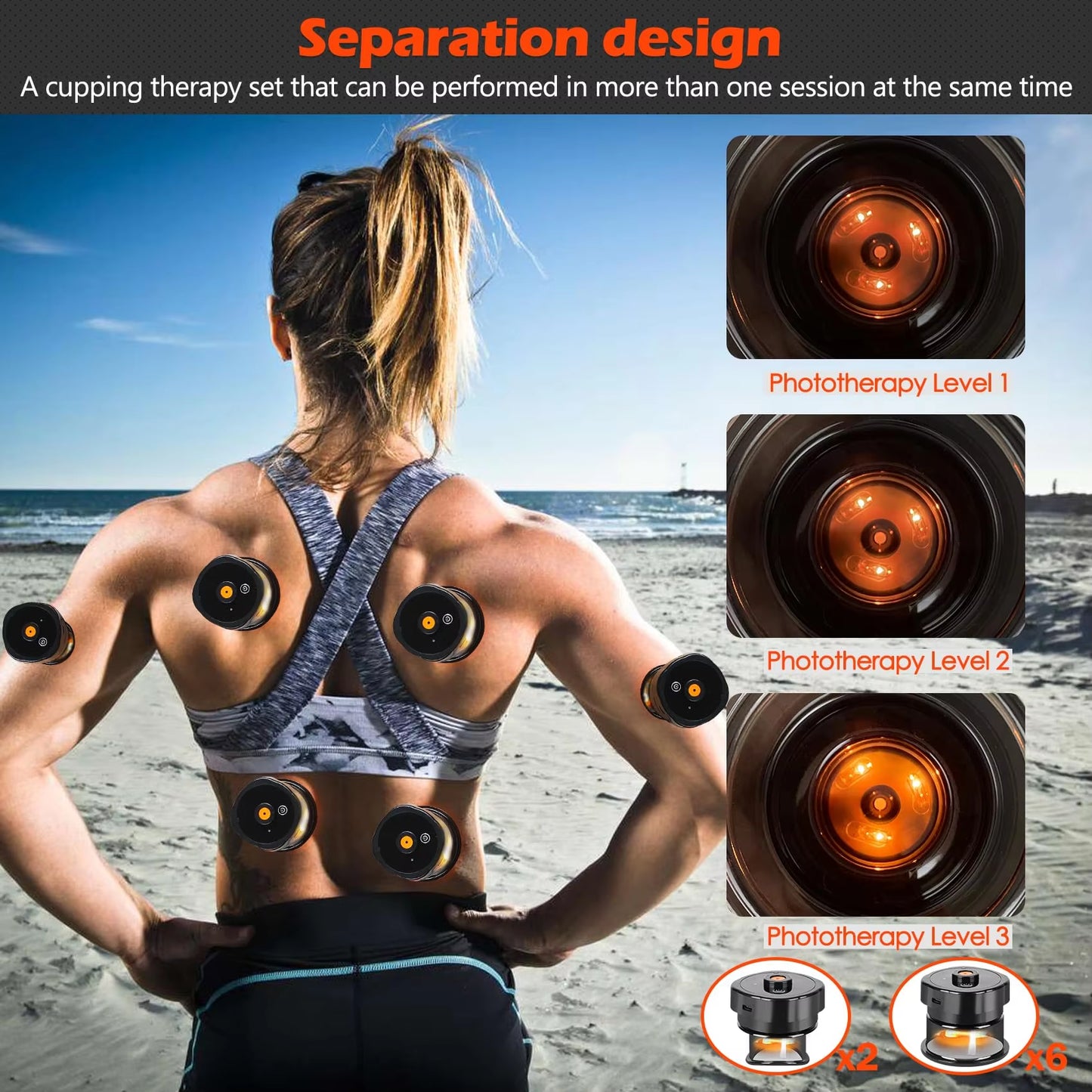 8-Cup Electric Cupping Massager & Fat Burner