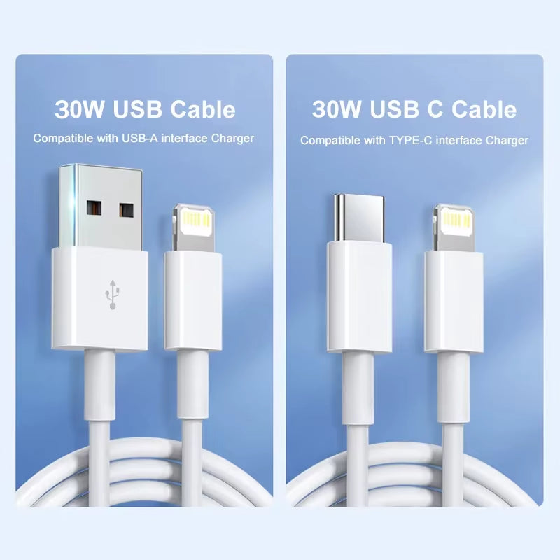 PD 30W Fast Charge Cable for iPhone