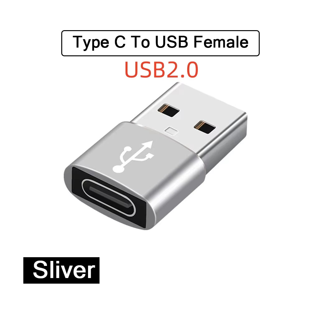 2PCS USB 3.0 to Type-C OTG Adapter