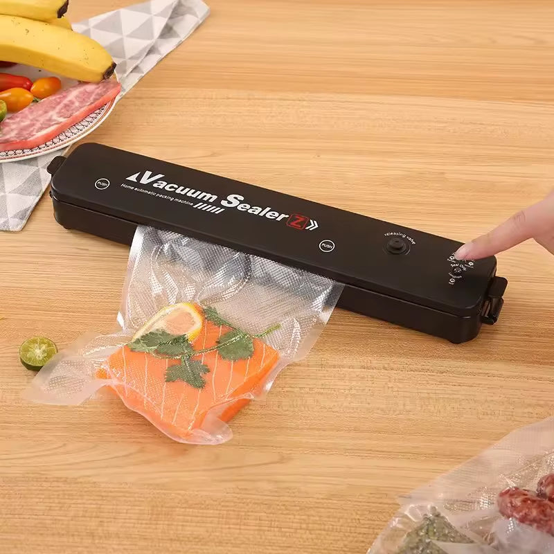 2024 NEW Food Vacuum Sealer Packaging Machine with Free 10Pcs Vacuum Bags Household Kitchen Food Vacuum Sealing