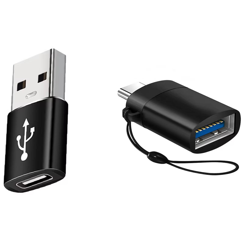 2PCS USB 3.0 to Type-C OTG Adapter