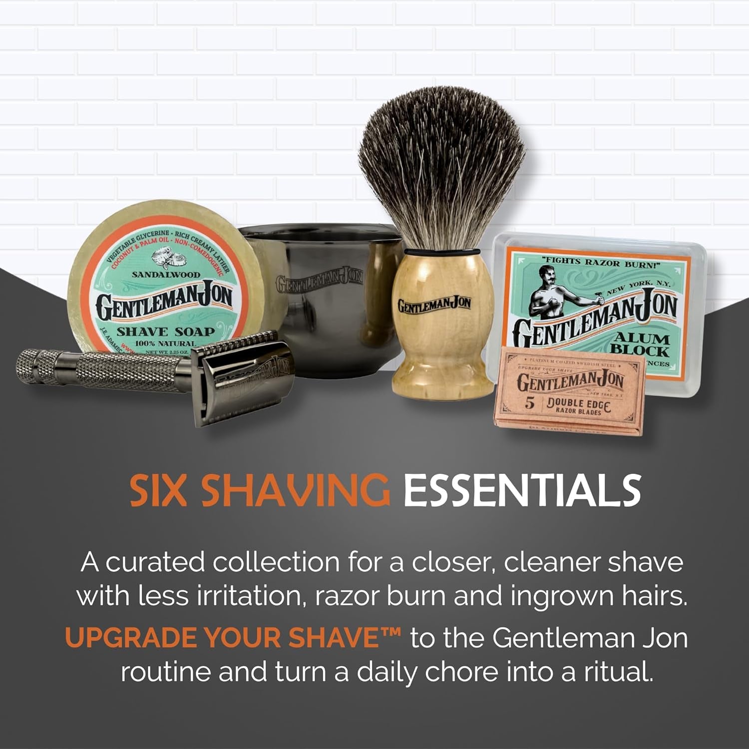 Vintage Safety Razor Shaving Kit – Complete Wet Shave Grooming Set