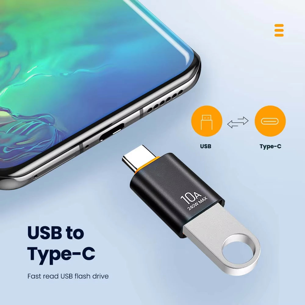 10A USB Type-C to USB Adapter